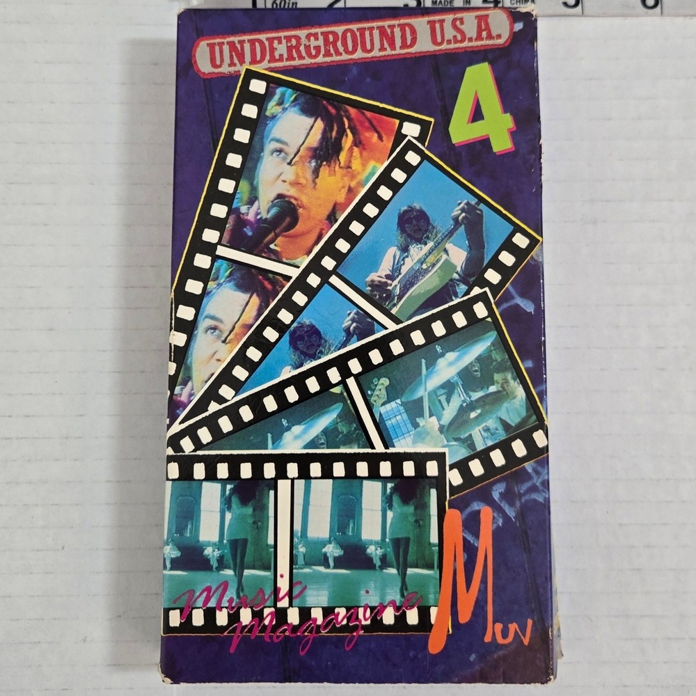 Vintage 1989 Underground USA Music‎ Magazine Vol 4 VHS Faith No More Femmes